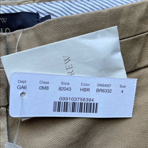 J. Crew Chino Tan Women's Shorts 100% Cotton - Picture 5 of 10
